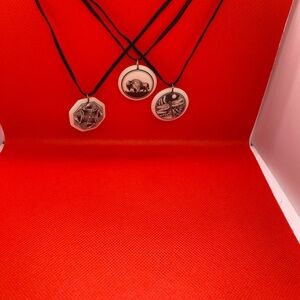 Porcelain Pendant Necklaces